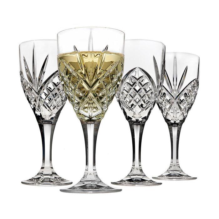 Godinger Dublin Crystal White Wine Set Of 4