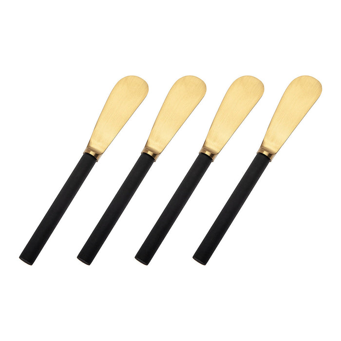 godinger Encalmo Textured Black & Gold Spreader Set