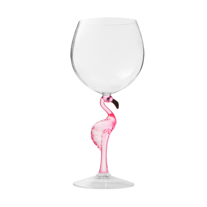 godinger Flamingo Acrylic Wine Glass