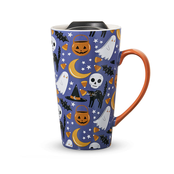 godinger Ghost Stories Porcelain Travel Mug