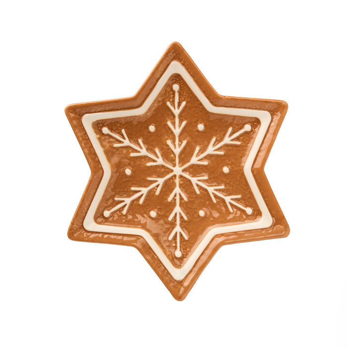 godinger Gingerbread Star Appetizer Plate