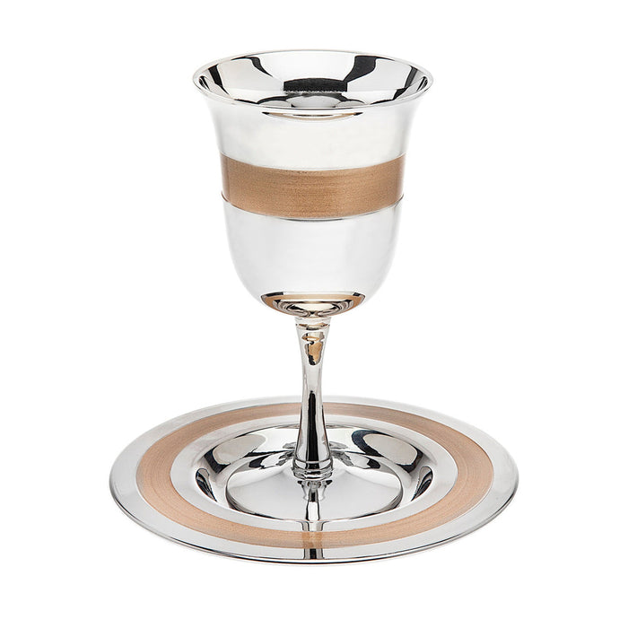 godinger Gold Stripe Kiddush Set