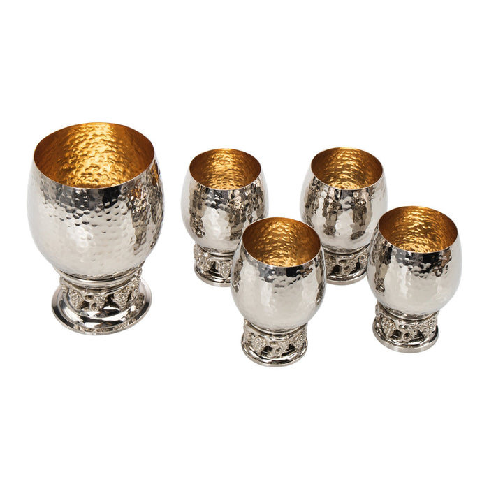 Godinger Grape Hammered Kiddush Cup