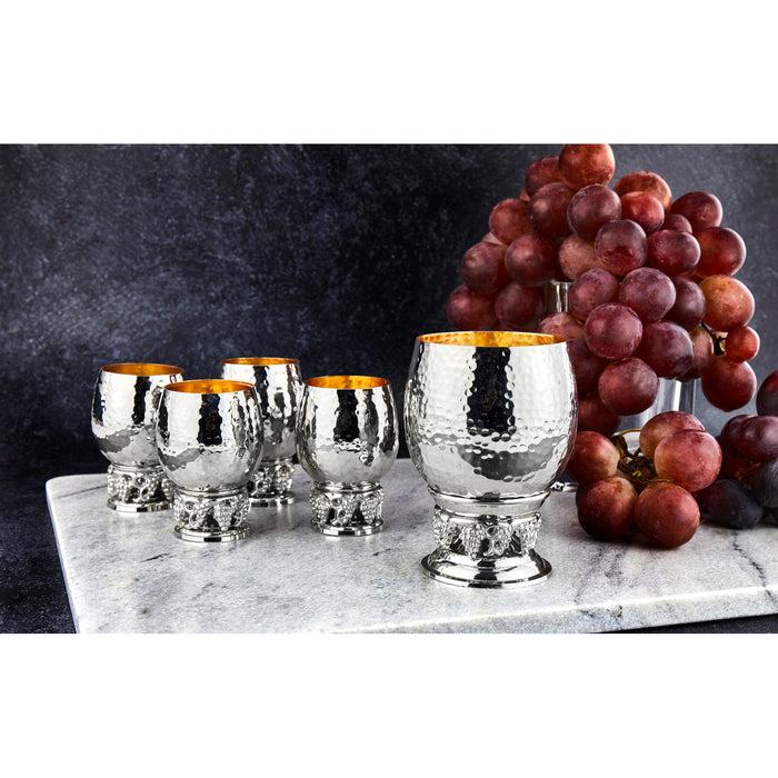 Godinger Grape Hammered Kiddush Cup