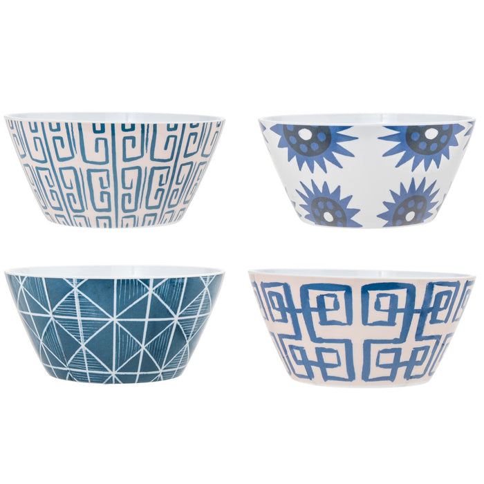 godinger Grecian Melamine Cereal Bowl Set of 4