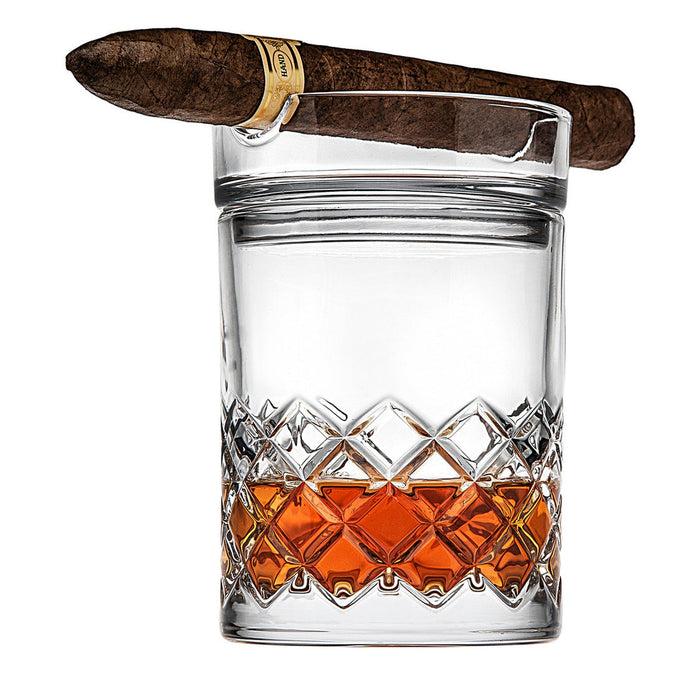 Godinger Hatch Cigar Double Old Fashion Glass