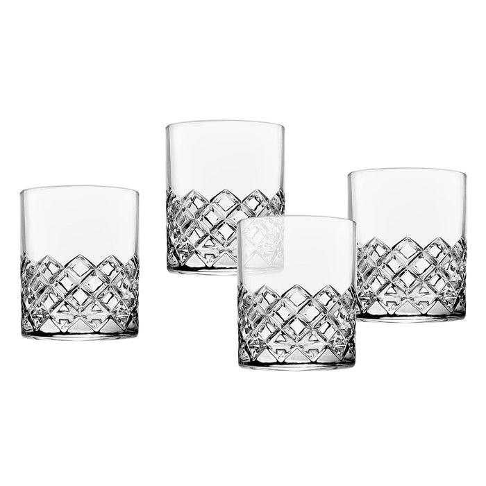 godinger Hatch Double Old Fashion Set of 4