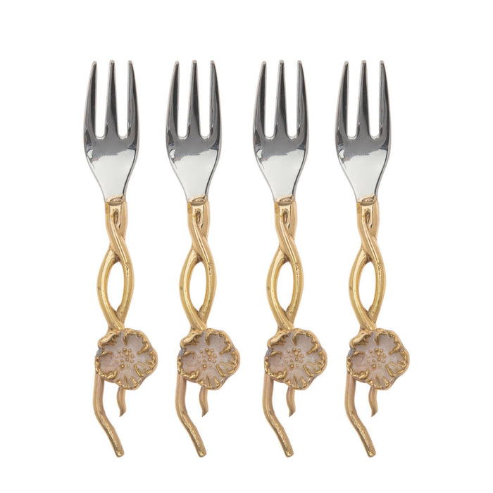 Godinger Hellebore Dessert Fork Set