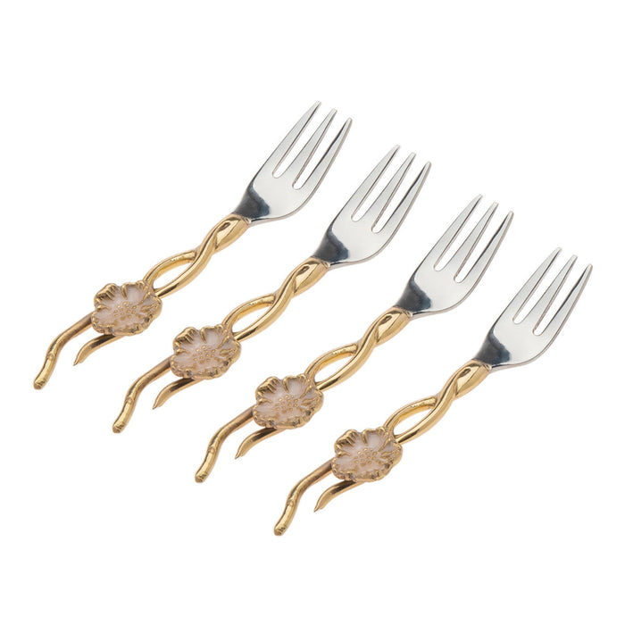 Godinger Hellebore Dessert Fork Set