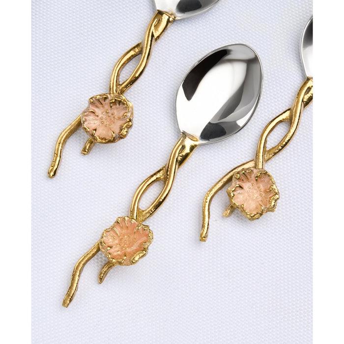 Godinger Hellebore Dessert Spoon Set