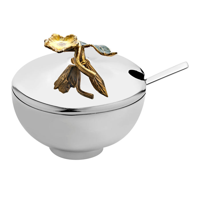 Godinger Hellebore Jam Jar With Spoon