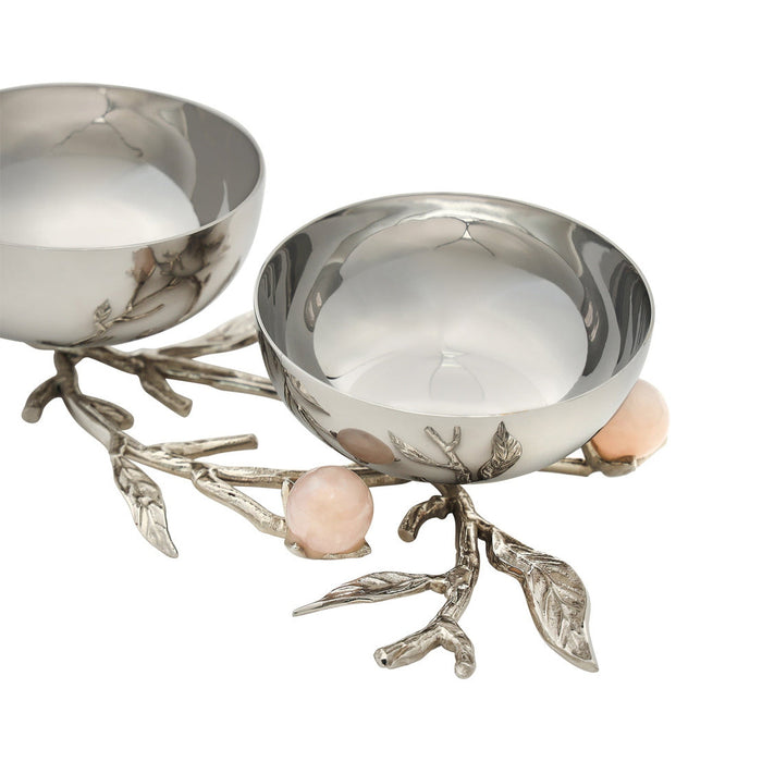 Godinger Hyaline Pink Appetizer Server