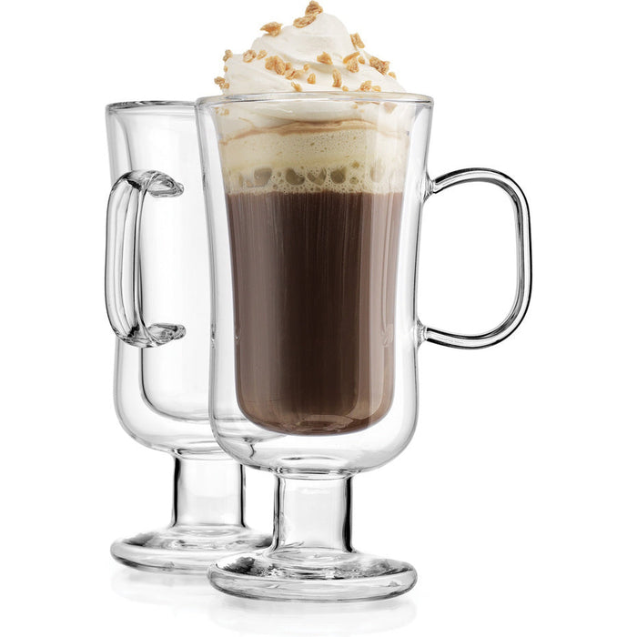 Godinger Irish Coffee Double Wall Mug Set Of 2