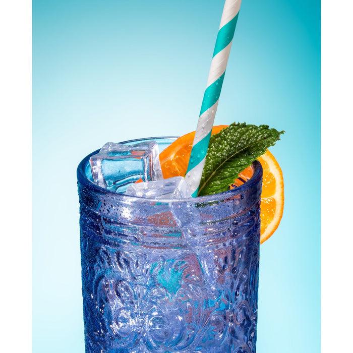 Godinger Jax Blue Highball Set Of 4