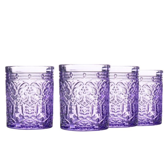 Godinger Jax Lavender Double Old Fashion Set Of 4
