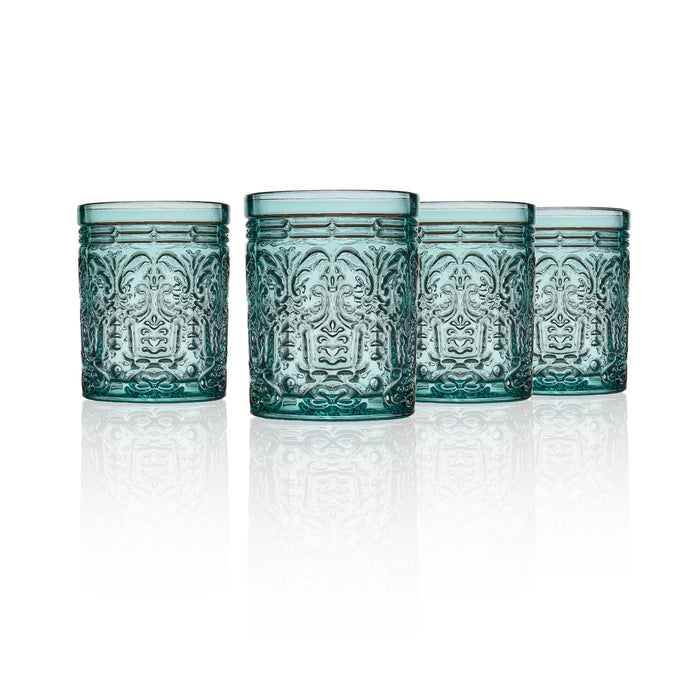 godinger Jax Seafoam Double Old Fashion Set of 4