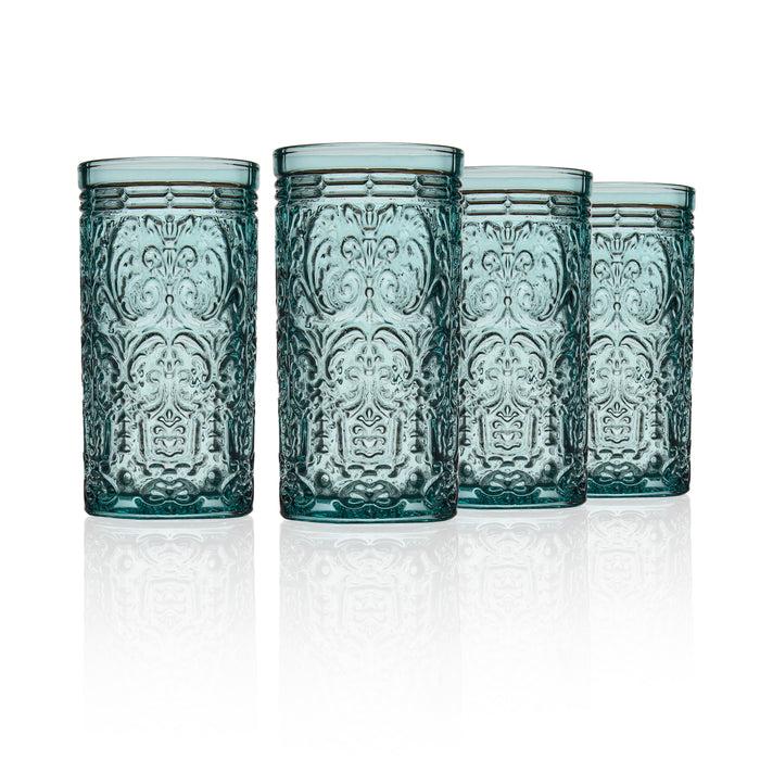 godinger Jax Seafoam Highball Set of 4