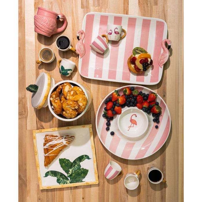 Godinger Jill Zarin Flamingo Espresso Mug Set Of 4