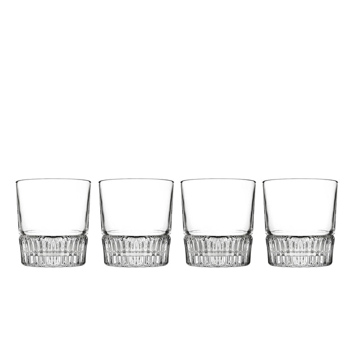 Godinger Latitude Double Old Fashion Set Of 4