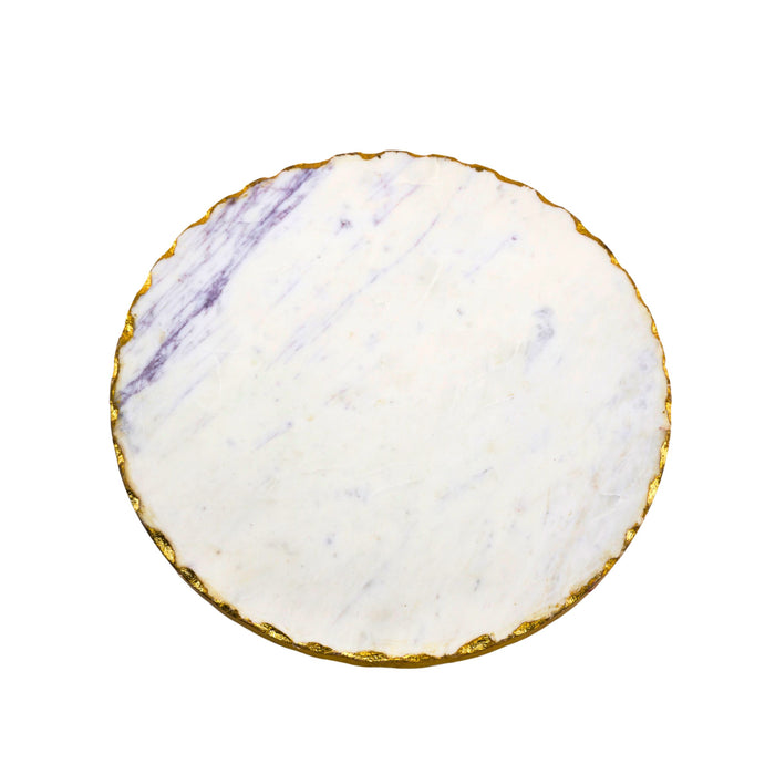 Godinger Lavi Marble Gold Organic Edge Lazy Susan
