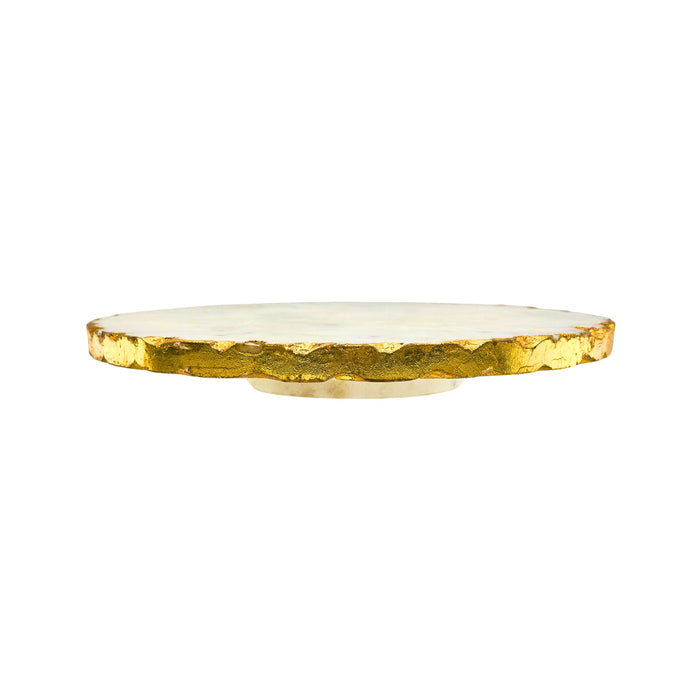 Godinger Lavi Marble Gold Organic Edge Lazy Susan