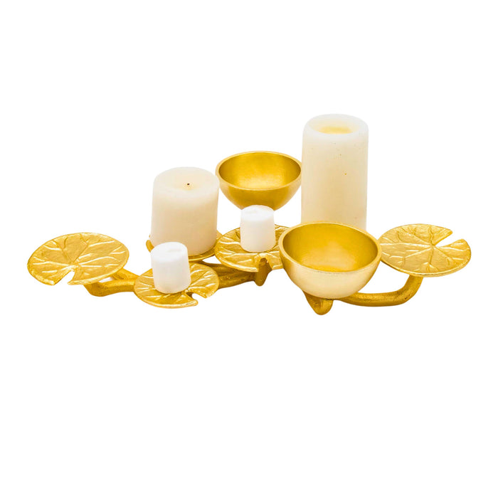 Godinger Lily Pad Centerpiece Serving Bowl Stand