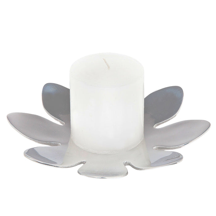 godinger Lotus Pillar Candle Holder Plate