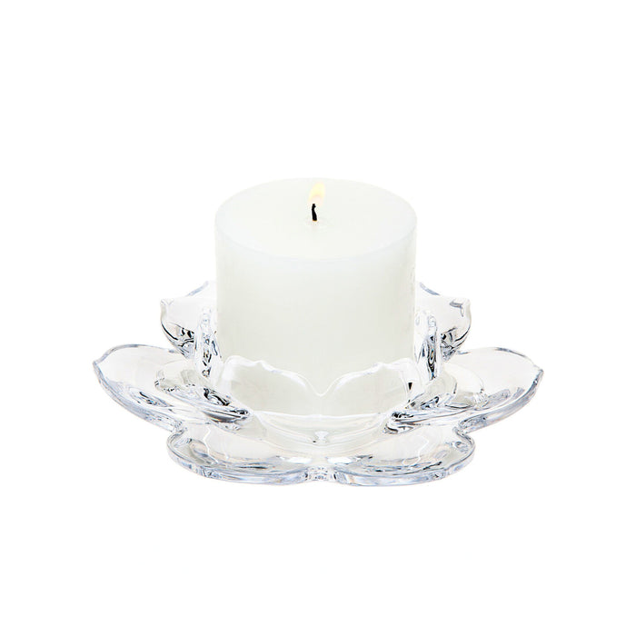 godinger Lotus Pillar Candle Holder