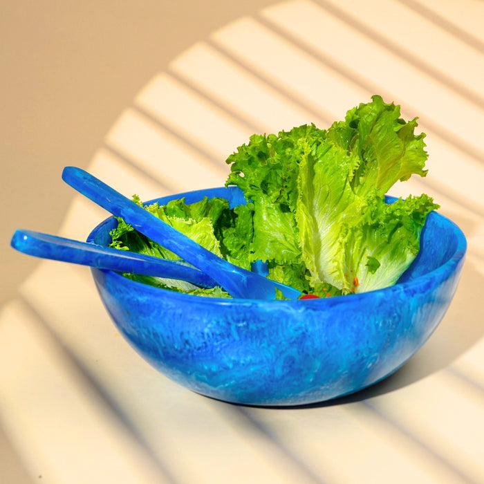 Godinger Lucente Blue Resin Salad Bowl