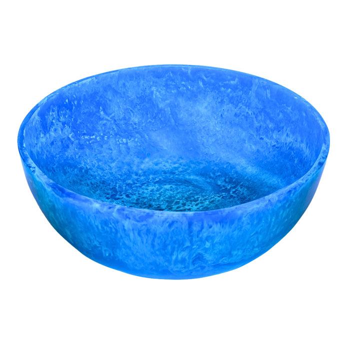 godinger Lucente Blue Resin Salad Bowl