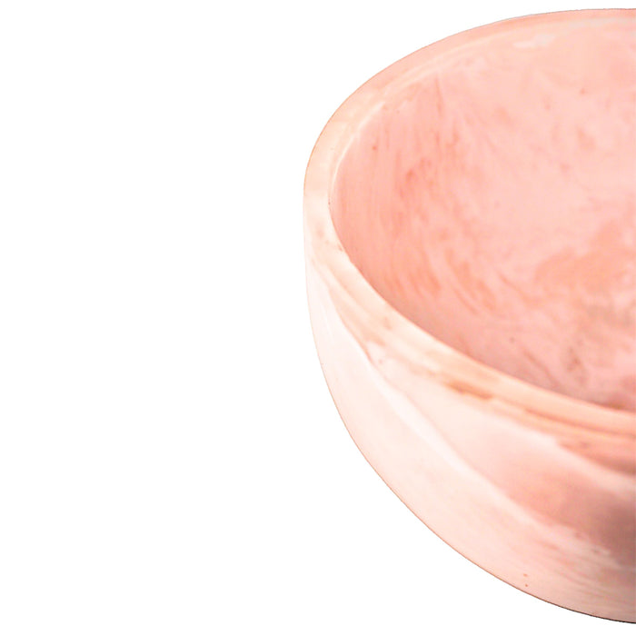 Godinger Lucente Pink Resin Snack Bowl