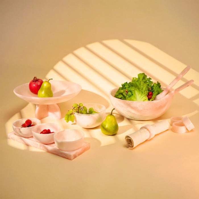 Godinger Lucente Pink Resin Snack Bowl