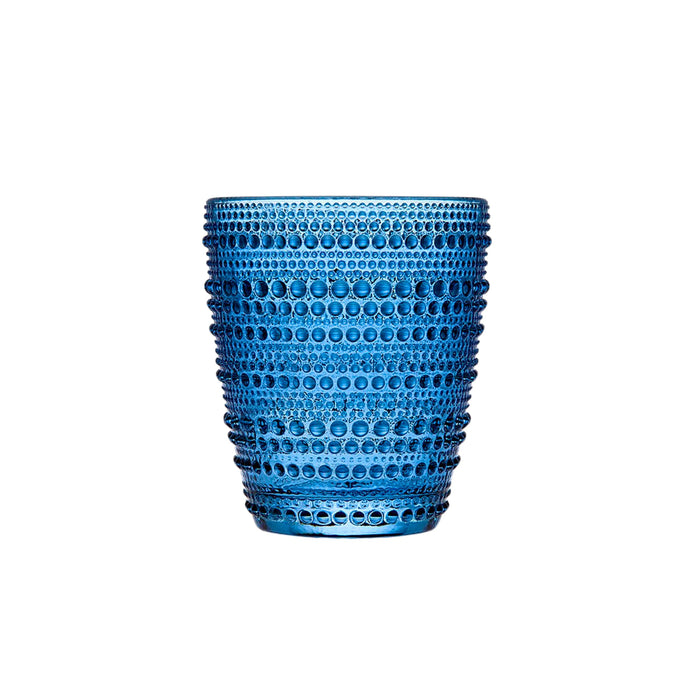 Godinger Lumina Blue Double Old Fashion Set Of 4