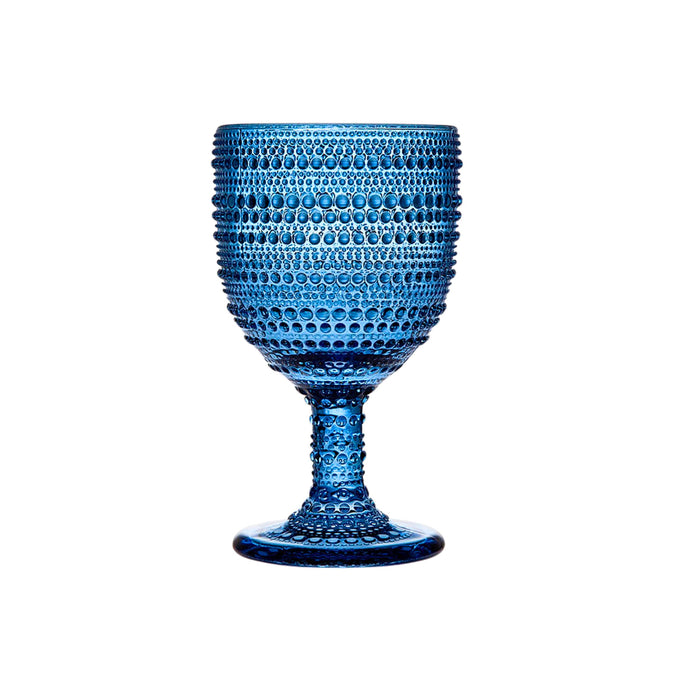 Godinger Lumina Blue Goblet Set Of 4