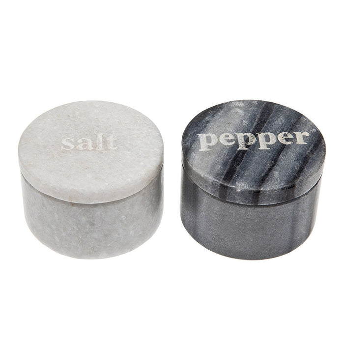 godinger Marble Salt & Pepper Cellar Set