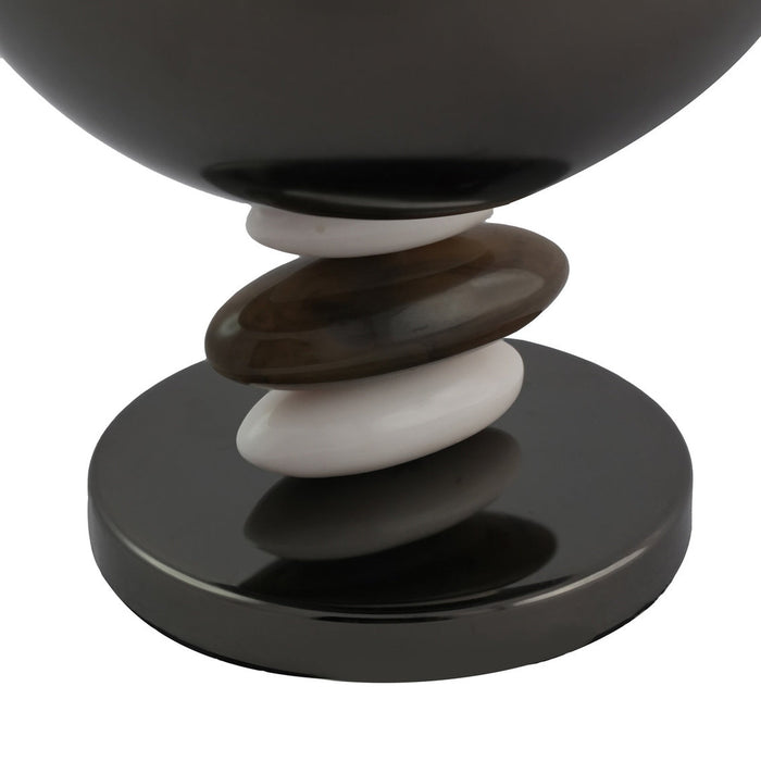 Godinger Midnight Pebble Footed Nut Bowl