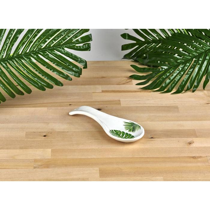 Godinger Monstera & Palm Leaf Spoon Rest