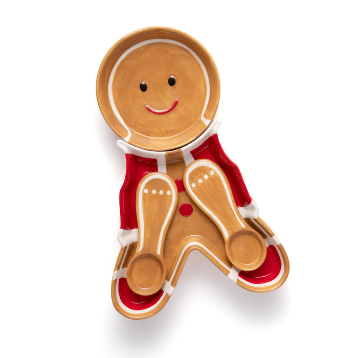 Godinger Mr. Gingerbread Appetizer Server