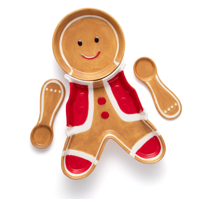 Godinger Mr. Gingerbread Appetizer Server