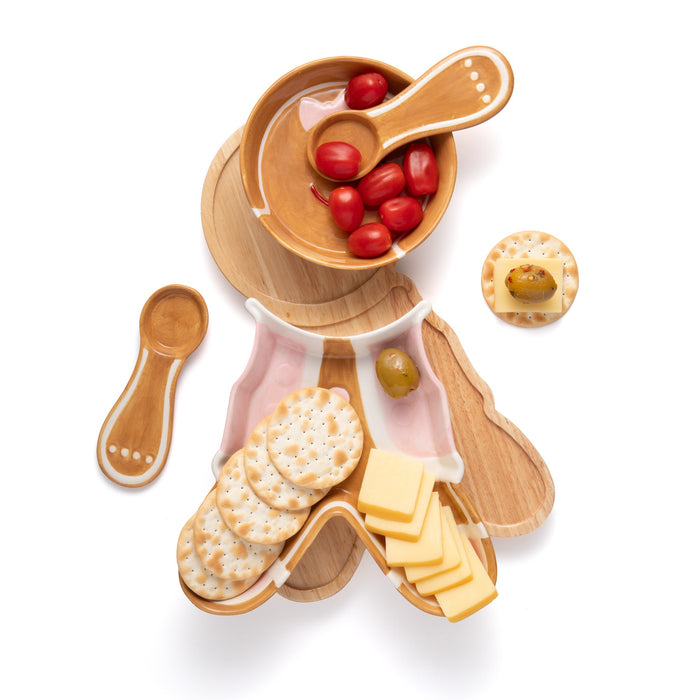 Godinger Mrs. Gingerbread Appetizer Server
