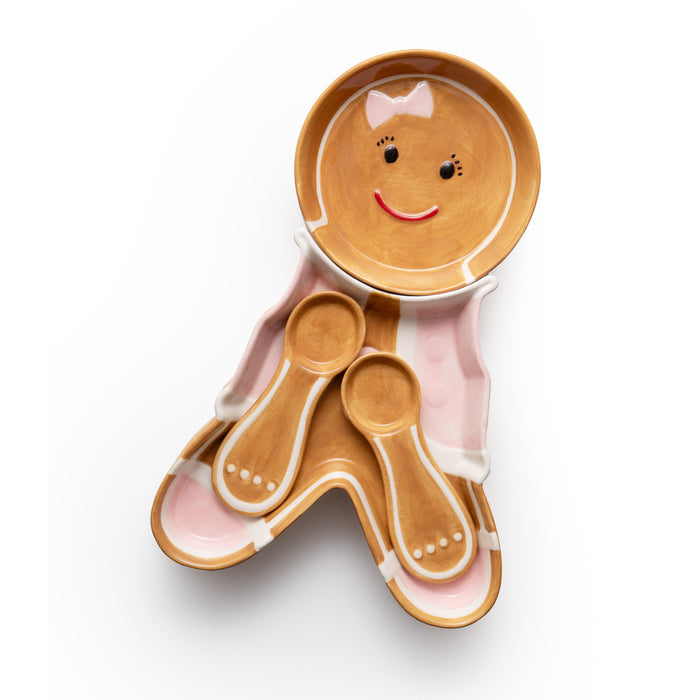 Godinger Mrs. Gingerbread Appetizer Server