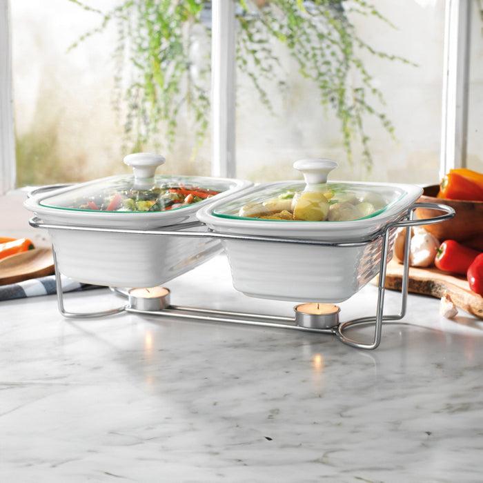 Godinger Natura Double Baker With Stand