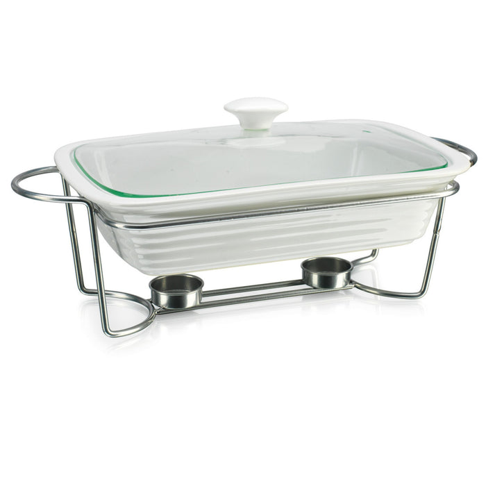 Godinger Natura Rectangle Baker With Stand