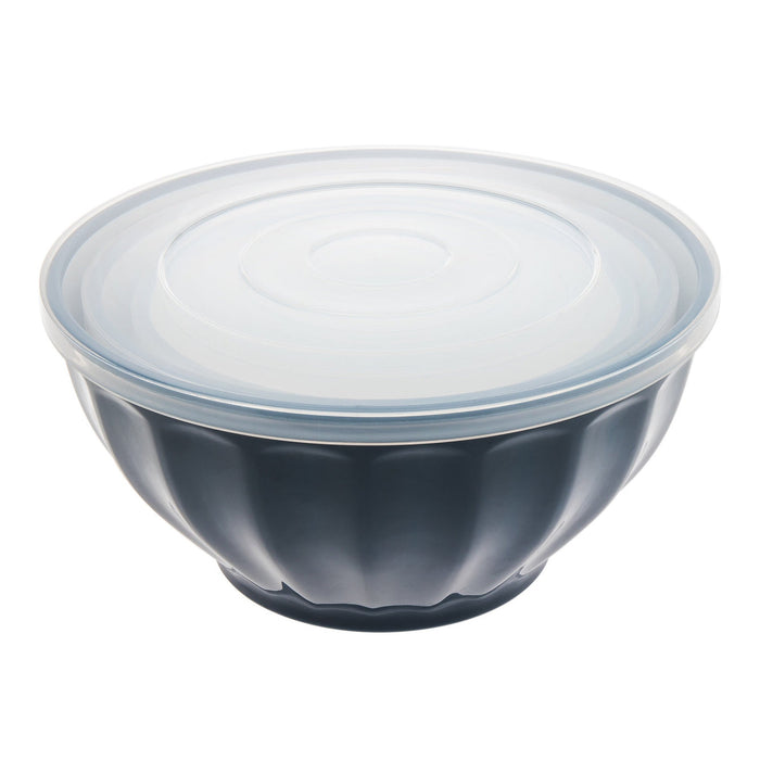 Godinger Navy Fluted 3 Piece Storage Bowl Set
