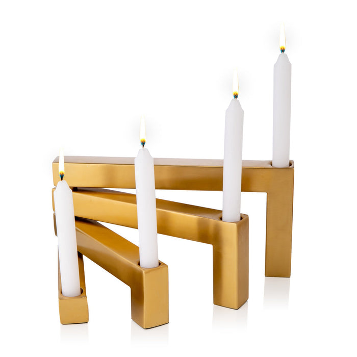 Godinger Nesting Gold Tapered Candle Holder