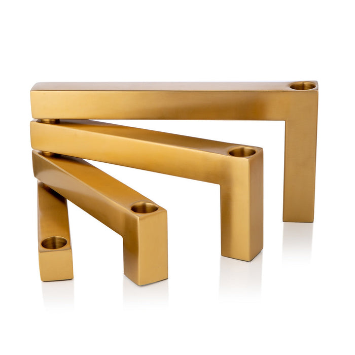 godinger Nesting Gold Tapered Candle Holder