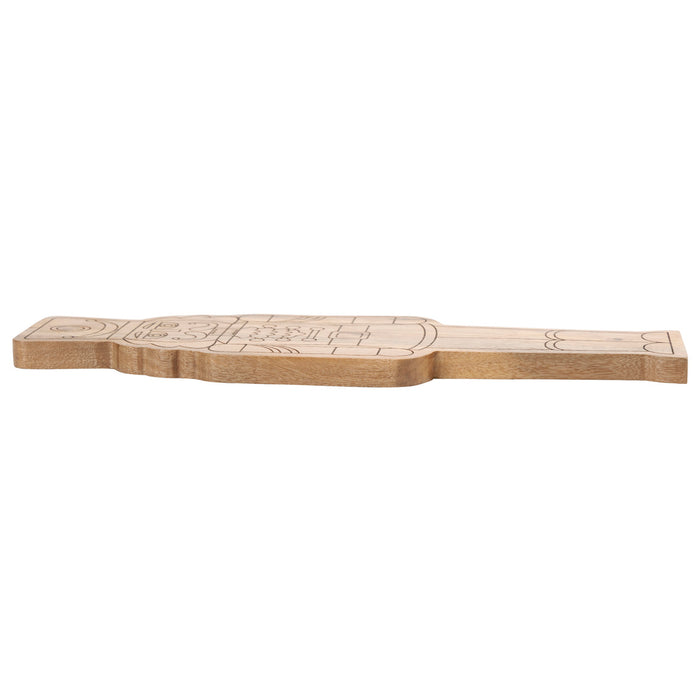 Godinger Nutcracker Wood Cheese Board