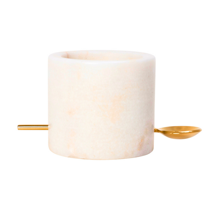 Godinger Pacha Marble Salt & Pepper Cellar Set