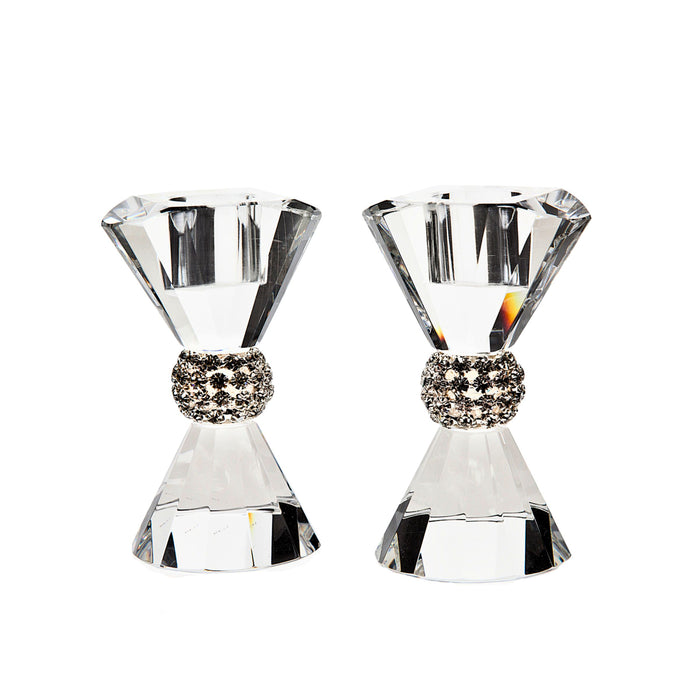 godinger Pageant Bling Tapered Candlestick Set