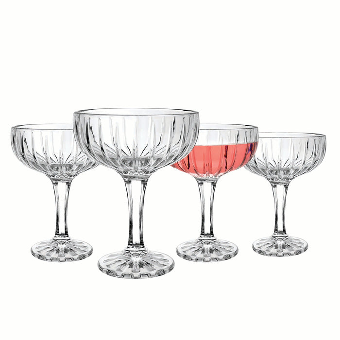 Godinger Parallels Coupe Set Of 4